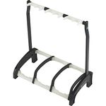 K&M Stands 17513-Black-TRANSL Three Guitar Stand Guardian 3 for Acoustic and Electric