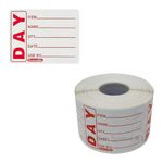 We Can Source It Ltd - Removable Food Storage Safety Day Labels - 1 x Roll of 500 | Food Hygiene Day Labels, Food Rotation Labels, Date Labels