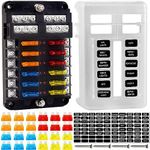 Fuse Block, 12v Fuse Box Holder wit