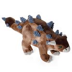 Ankylosaurus Plush Toy, Hug Dinosaur Doll, Soft Fluffy Cuddly Dino for Friends - Any Age and Occasion