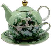 Porcelain 13 OZ Tea for One Teapot 