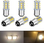 UNXMRFF - Super Bright 1142 LED Bulbs Warm White, 1178 BA15D 1076 LED Bulb 5050 18-SMDReplacement for 12V RV Interior Ceiling Dome Light/Travel Trailer/Boat Indoor/Camper Light Bulbs (Pack of 6)