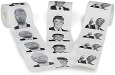 Novelty Place [3 Rolls] Donald Trump Toilet Paper 3 Different Pictures - 250 Sheets per Roll - Smile & Kiss, Funny Political Gag Gift