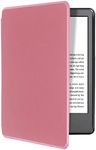 T Tersely Slimshell PU Leather Case Cover for All-New Kindle 11th Generation 2024/2022 Release (Will not fit Kindle Paperwhite or Oasis), Smart Shell Cover with Auto Sleep/Wake - Pink