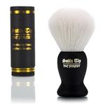 Satin Tip – The Purest, Shave Brush (Synthetic, White, Soft Touch, Case)