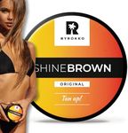 BYROKKO Shine Brown Premium Tanning Accelerator Cream (210 ml), Effective in Sunbeds & Outdoor Sun, Achieve a Natural Tan with Natural Ingredients