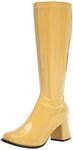 Ellie Shoes Women's Knee High Boot Fashion, Yellow, 8