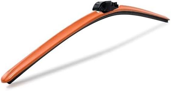 Clix Wipers - 20" Orange Automotive Replacement Wiper Blade (Pack of 1) Universal Clip On All-Weather Flex Frame Windshield Wiper