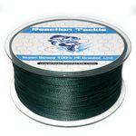 Reaction Tackle Braided Fishing Line Moss Green 8LB 150yd