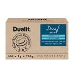 Dualit Decaf ESE Coffee Pods |100 Pack | 100 x 1 | 100 Servings of Premium Ground De Caffeinated Coffee in Easy Serving Espresso Paper Pods | Single Origin | Decaf Light Roast | 15148