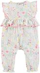Mud Pie Baby Girl Bunny Floral Longall, Multi, 9-12 Months