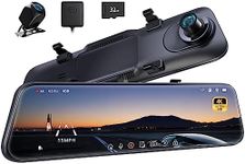 Pelsee P12 Pro 4K Mirror Dash Cam, 