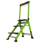 Little Giant Ladders, Jumbo Step, 3-Step, 3 Foot, Step Stool, Fiberglass, Type 1AA, 375 lbs Weight Rating, (11933)