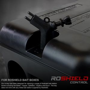 ROSHIELD Rat Trap Protector Box – Secure Rodent Bait Station
