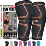 Knee Brace for Women & Men, 2 Pack 