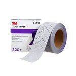 3M Cubitron II Hookit Abrasive Sheet Roll, 34449, Multi-Hole, 70 mm x 12 m, 320+ Grade, Automotive Sanding Roll Sandpaper for Coating Removal, Body Repair, Auto Sanding