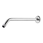 Ruhe® 18 inches Round Half Bend Shower Arm|18 inches Premium Stainless Steel Wall Mount Shower Holder| Showerhead Arm for Shower Area