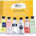 Hand Cream Gift Set - 6pc Hand Lotion Set for Rough Dry Hands, Shea Butter Hand Moisturizer for Women Mothers Day Birthday Gifts