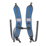 FILFEEL Filfeel Bag Strap, 1 Pair Nylon Durable Backpack Shoulder Adjustable Belt Repair Parts Accessory(Blue)