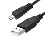 Panasonic Lumix Replacement USB Cable for -DMC-TZ8, DMC-TZ11, DMC-TZ15, DMC-TZ24, Photo Transfer Camera to PC OR MAC