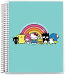 7" x 9" Spiral Coiled Productivity Notebook - Hello Kitty My Kinda People. 160 Perforated Pages of 80LB Mohawk Paper. Lined Pages with to-Do List Columns by Erin Condren.