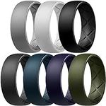 Egnaro Silicone Rings for Men with 