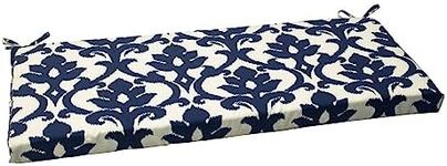 Pillow Perfect Indoor/Outdoor Bosco Bench Cushion, Navy