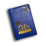 Little Cubess Personalized Handmade Multicolor Passport Cover Leather Gift for Men and Women