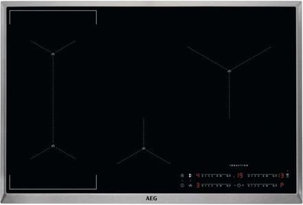 AEG IAE84421XB Küchen Einbaukochfeld Induktion 80cm BridgeFunktion Kochsensor Edelstahlrahmen