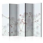 murando Decorative Room Divider 225x172 cm / 89"x68" Double-Sided Folding Screen 5 Panels Room Partition Non-Woven Canvas Print Opaque Photo Display b-B-0321-z-c