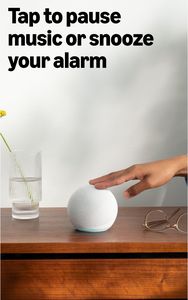 Echo Dot Smart Speaker with Alexa – Charcoal, Wi-Fi & Bluetooth