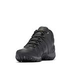 Columbia Woodburn II Chukka Omni-Heat Men's Waterproof Hiking Shoes, Black (Black x Goldenrod), 8 UK