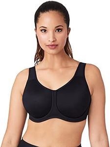 Wacoal Women's Underwire Sport Bra, Black, 38DDD