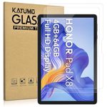 KATUMO [2 Pack] Screen Protector compatible with HONOR Pad X8 / X8 Lite 10.1" 2023 / Huawei MatePad T10 9.7" / T10s 10.1" Tempered Glass Premium Film