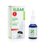 Xlear Nasal Spray, Natural Saline Nasal Spray with Xylitol, Nose Moisturizer for Kids and Adults, 45 ml (Pack of 3)