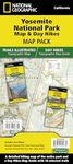 Yosemite Day Hikes and National Park Map [Map Pack Bundle]