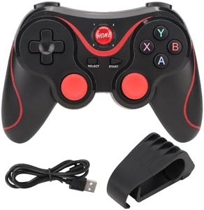 Wireless Gaming Controller, X3 Computer Game Controller Rechargeable Gamepad Fit for Android for IOS Mobile Phone TV CP VR