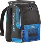 Rawlings R500 Series Baseball Softball Batpack Backpack (Royal Black), Royal Black, One Size