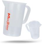 Maxshine Universal Measuring Cup 1000ml – Transparent, Chemical-Resistant Polypropylene – High-Accuracy Markings, Easy-Grip Handle – Durable & Reusable for Car Detailing Use
