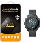 Supershieldz (2 Pack) Designed for Garmin Forerunner 245 and Forerunner 245 Music Tempered Glass Screen Protector, Anti Scratch, Bubble Free