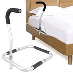 Vive Bed Rail for Elderly Adults - Adjustable Height Bed Support Cane for Seniors, Disabled, Surgery Recovery - Bedside Safety Handrail and Pull Up Assist Grab Bar - Mobility Aid for the Home