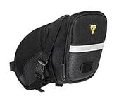 Topeak Aero Wedge Pack Saddle Bag, Strap Fit, Large, Black