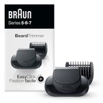 Braun EasyClick Cleansing Brush Attachment for Series 5, 6 and 7 Electric Razors, Compatible with Electric Shavers 5018s, 5020s, 6075cc, 7071cc, 7075cc, 7085cc, 7020s, 5050cs, 6020s, 6072cc, 7027cs