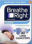 Breathe Right, Nasal Strips Clear Large 30 Strips