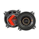 KICKER 47KSC404 KS Series Low Profile 4 Inch 4 Ohm 15 to 75 Watts RMS Power Factory Replacement Coaxial Car Audio Sound System Speakers (Pair)