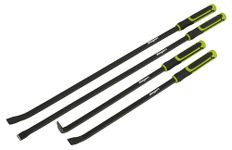 Siegen by Sealey Heavy-Duty Pry Bar Set with Hammer Cap 4pc - S01193