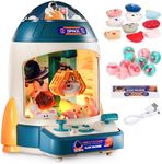 Claw Machine for Kids, Kids Toy Rocket Mini Vending Machine,Cute plush doll, for Teen Boys and Girls, Birthday Gifts for 6-10 Years Old Boys and Girls