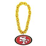 Aminco NFL San Francisco 49ers Team Fan Chain, Gold