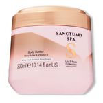 Sanctuary Spa Lily & Rose Body Butter for Women, No Mineral Oil, Cruelty Free & Vegan Shea Body Moisturiser, 300ml