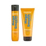 Matrix Mega Smooth Sulfate-free Shampoo and Conditioner | For Colored & Chemically Treated Hair | For Bond Repair | Safe for Keratin, Nanoplastia, Cysteiner (350ml + 200ml)